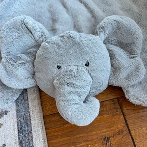 Pottery Barn Kids Soft Gray Plush Blanket